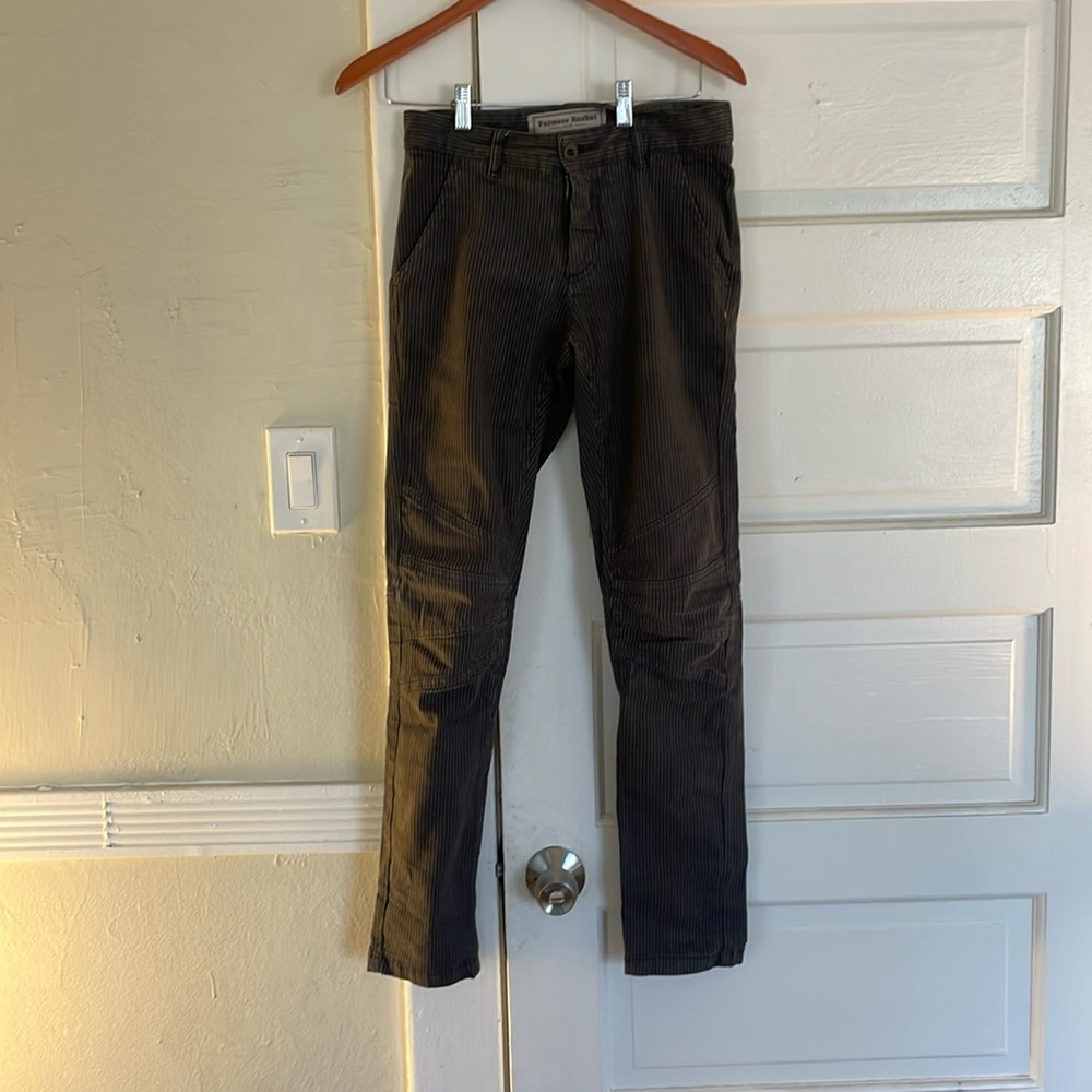 Men’s pinstriped Farmer’s Market Iceland pants